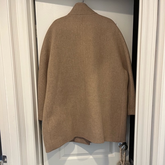 Women’s TAN wool coat NWT - size 24 - J.Crew - Picture 3 of 11